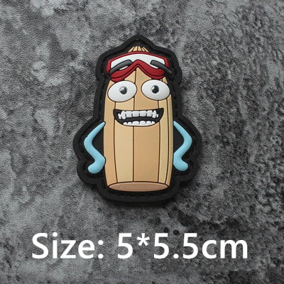 Cyberpunk 'Skippy Bullet' PVC Rubber Velcro Patch