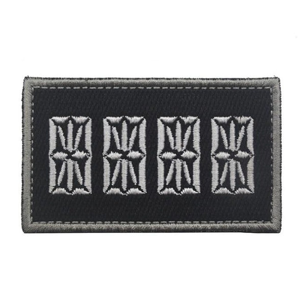 Cool 'Marker Scribbles' Embroidered Velcro Patch