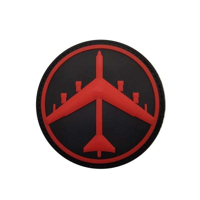 Aircraft Logo '1.0' PVC Rubber Velcro Patch