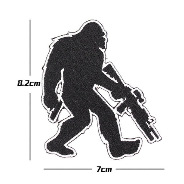 Bigfoot 'Bigfoot | Guns' Embroidered Velcro Patch