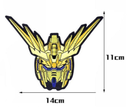 Mobile Suit Gundam 'Phenex Head' Embroidered Velcro Patch