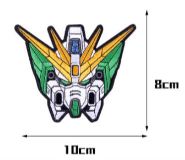 Mobile Suit Gundam 'Altron Head' Embroidered Velcro Patch