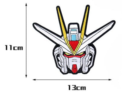 Mobile Suit Gundam 'Strike Freedom Head' Embroidered Velcro Patch