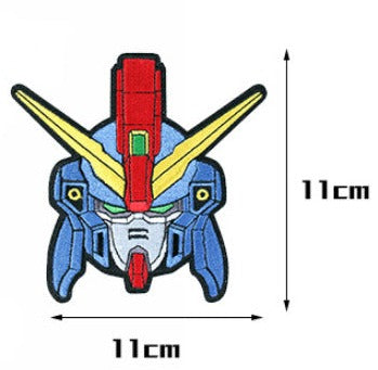 Mobile Suit Gundam 'Sandrock Custom Head' Embroidered Velcro Patch