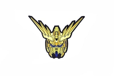 Mobile Suit Gundam 'Phenex Head' Embroidered Velcro Patch