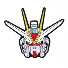 Mobile Suit Gundam 'Strike Freedom Head' Embroidered Velcro Patch