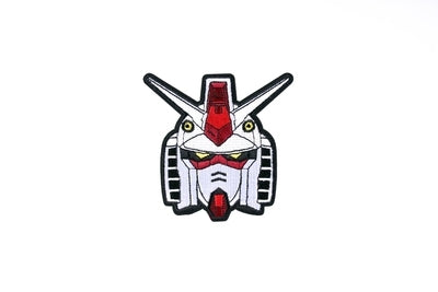 Mobile Suit Gundam 'Gundam Head' Embroidered Velcro Patch