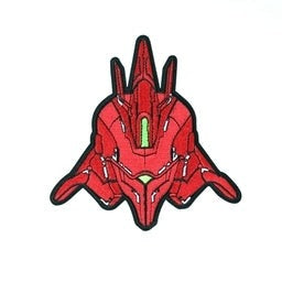 Mobile Suit Gundam 'Sazabi Head' Embroidered Velcro Patch