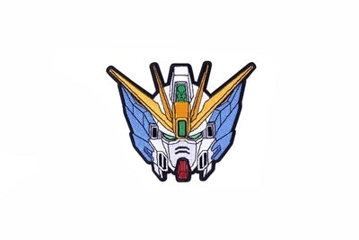 Mobile Suit Gundam 'Wing Zero Head' Embroidered Velcro Patch