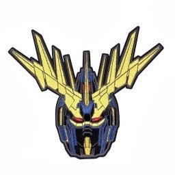 Mobile Suit Gundam 'Banshee Norn Head' Embroidered Velcro Patch