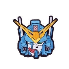 Mobile Suit Gundam 'Heavyarms Custom Head | Half Clown Mask' Embroidered Velcro Patch