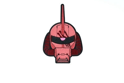 Mobile Suit Gundam 'Zaku Head' Embroidered Velcro Patch