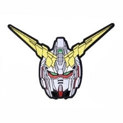 Mobile Suit Gundam 'Unicorn Gundam Head' Embroidered Velcro Patch