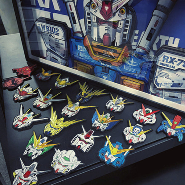 Mobile Suit Gundam 'Heads | Set of 20' Embroidered Velcro Patch