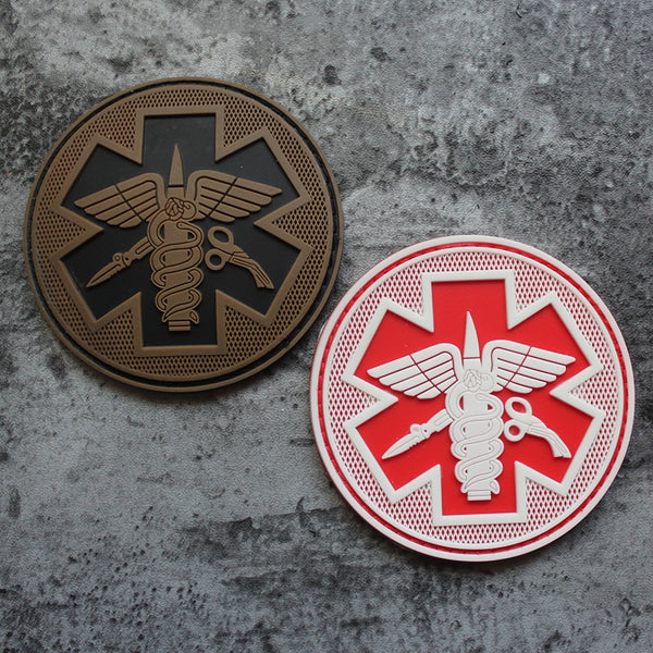 Medical 'Paramedic Logo | 1.0' PVC Rubber Velcro Patch