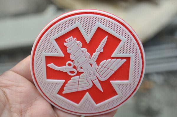 Medical 'Paramedic Logo | 1.0' PVC Rubber Velcro Patch