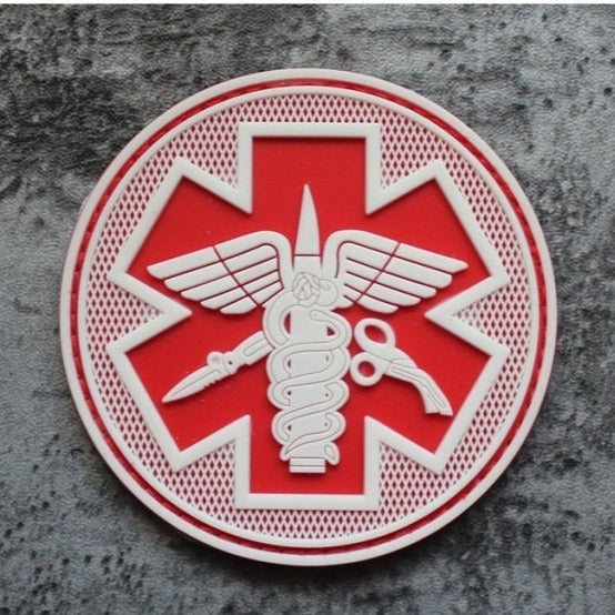 Medical 'Paramedic Logo | 1.0' PVC Rubber Velcro Patch