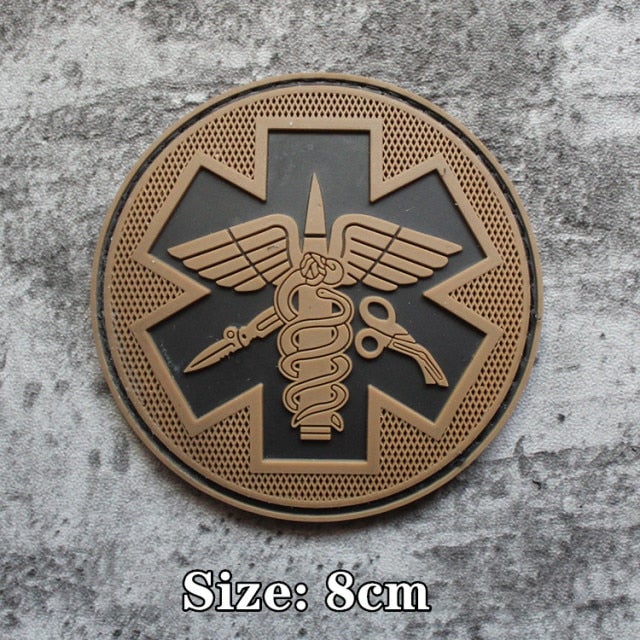 Medical 'Paramedic Logo | 2.0' PVC Rubber Velcro Patch