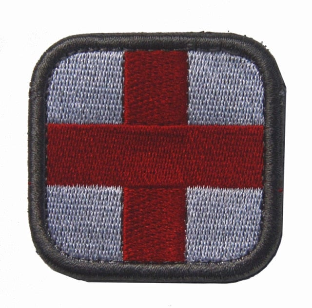 Medical 'First Aid Logo | 4.0' Embroidered Velcro Patch