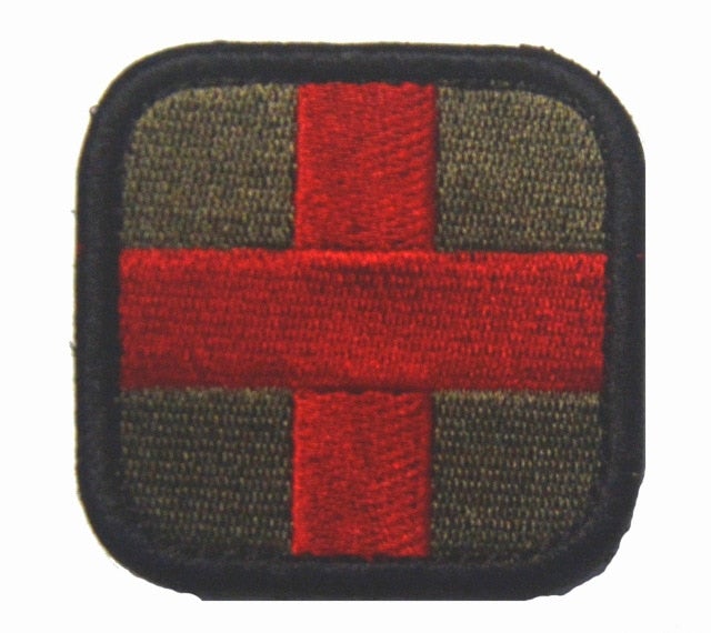 Medical 'First Aid Logo | 3.0' Embroidered Velcro Patch