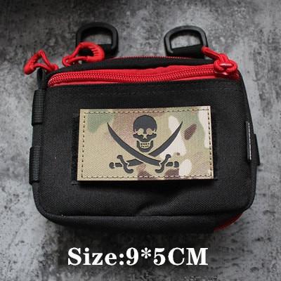 Pirate 'Skull Logo' Embroidered Velcro Patch