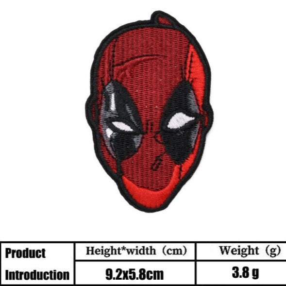 Deadpool 'Face' | 2.0' Embroidered Patch