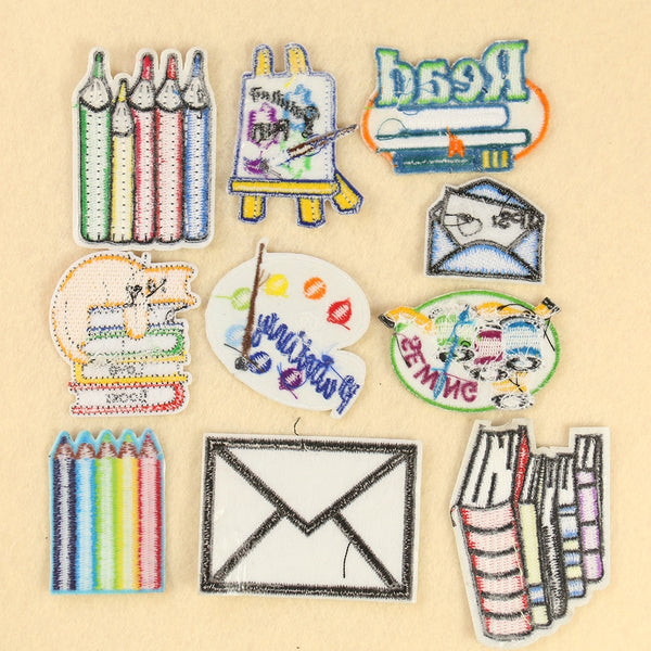 Cute Colored Pencils '1.0' Embroidered Patch