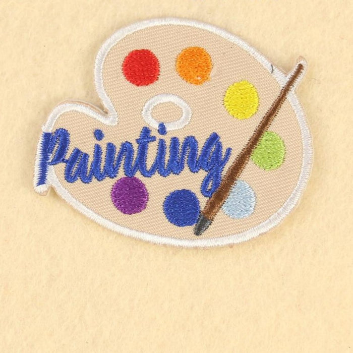 Mixing Pallete 'Painting' Embroidered Patch