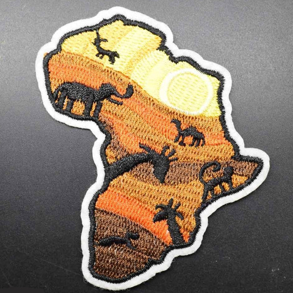 World Continent 'Africa | Safari' Embroidered Patch