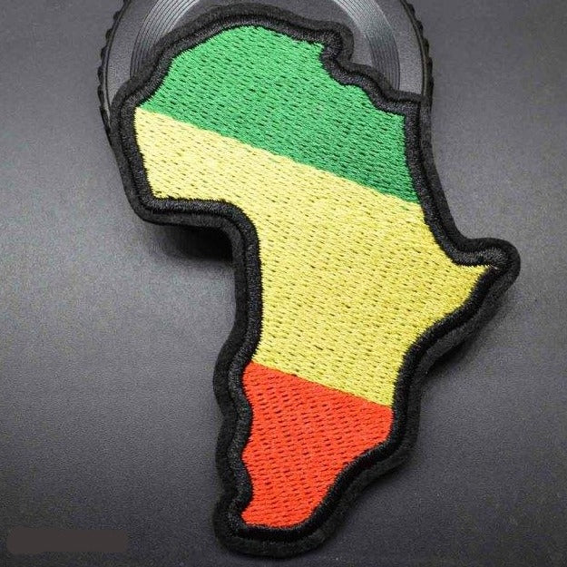World Continent 'Africa | Flag' Embroidered Patch