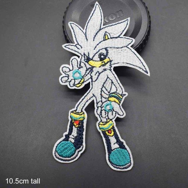 Sonic the Hedgehog 'Silver the Hedgehog' Embroidered Patch