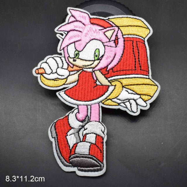 Sonic the Hedgehog 'Amy Rose' | Piko Hammer' Embroidered Patch