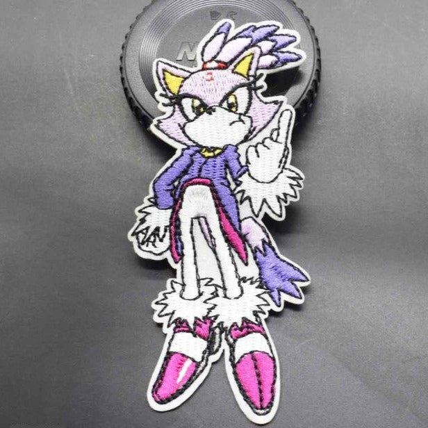 Sonic the Hedgehog 'Blaze the Cat' Embroidered Patch
