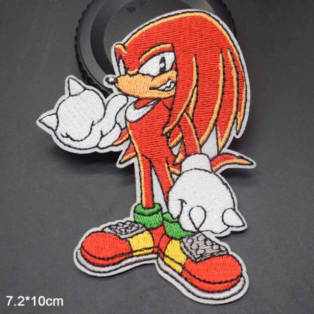 Sonic the Hedgehog 'Knuckles' Embroidered Patch