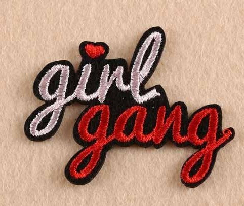 Cool 'Girl Gang | 1.0' Embroidered Patch