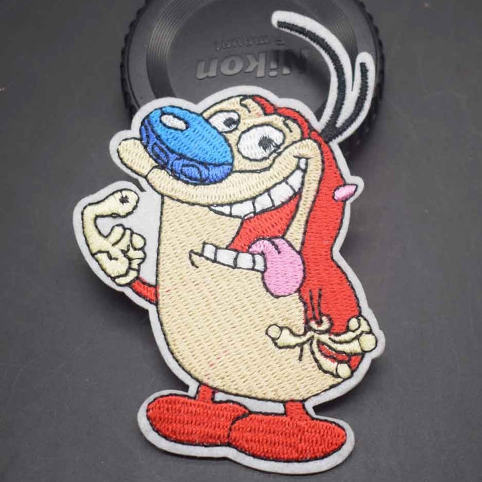 The Ren & Stimpy Show 'Stimpy | Tongue Out' Embroidered Patch