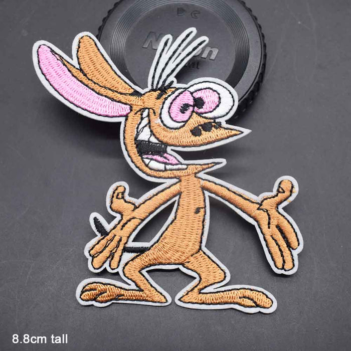 The Ren & Stimpy Show 'Ren | Shocked' Embroidered Patch