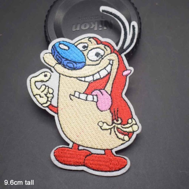 The Ren & Stimpy Show 'Stimpy | Tongue Out' Embroidered Patch