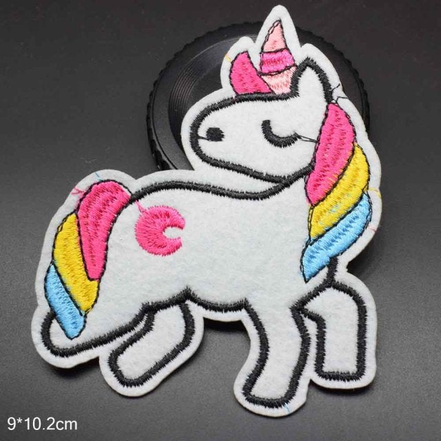 Unicorn 'Snobbing' Embroidered Patch