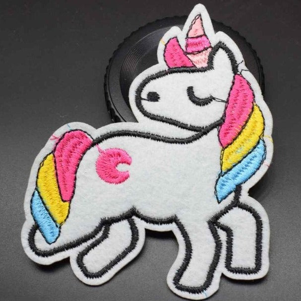 Unicorn 'Snobbing' Embroidered Patch