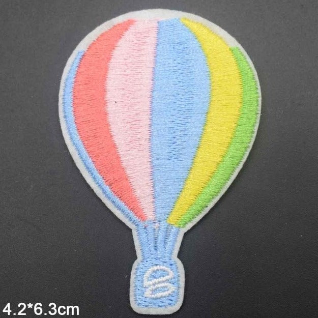 Cute Hot-Air Balloon Embroidered Patch