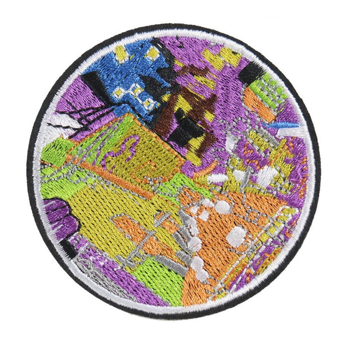 Painting 'Cafe Terrace at Night 1.0' Embroidered Patch