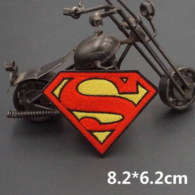 Superman Logo '3.0' Embroidered Patch