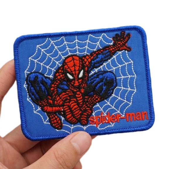 Spider Man 'Landing Pose | Spider Web' Embroidered Patch