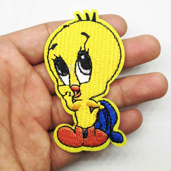 Tweety Bird 'Wondering' Embroidered Patch