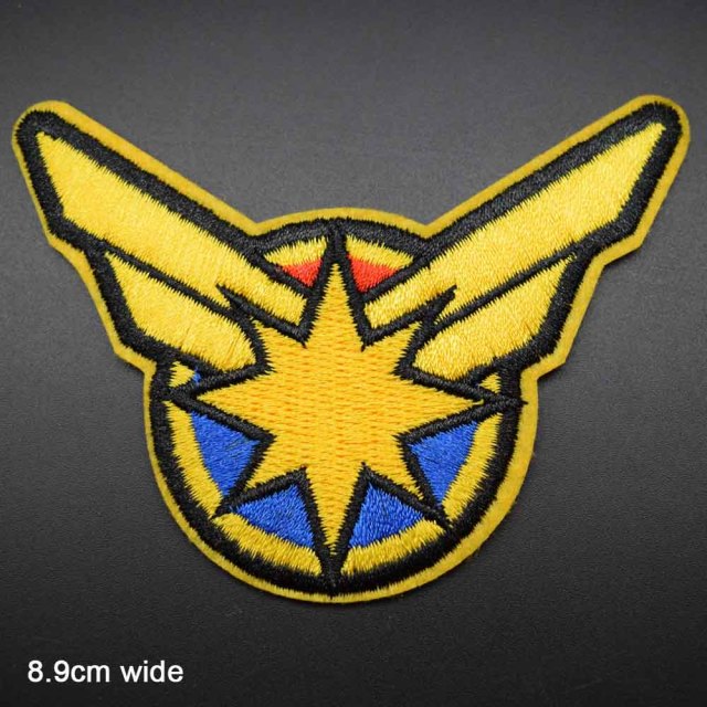 Captain Marvel 'Logo' Embroidered Patch