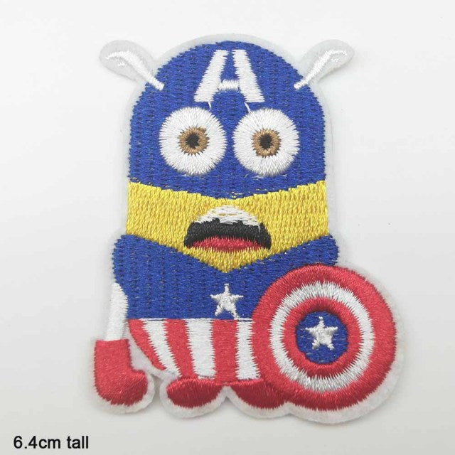 The Minion 'Dave | Captain America' Embroidered Patch