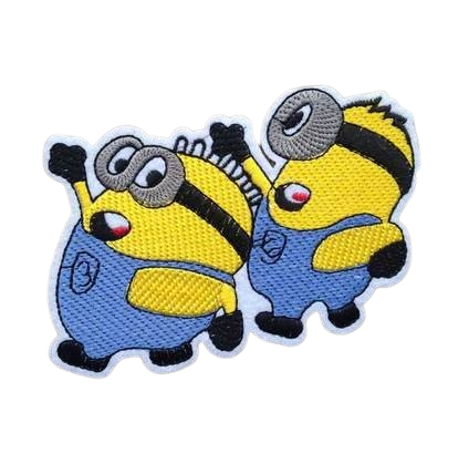 The Minions 'Stuart & Bob | Marching' Embroidered Patch