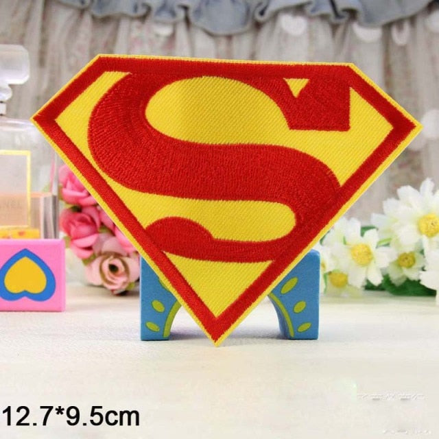 Superman Logo '1.0' Embroidered Patch