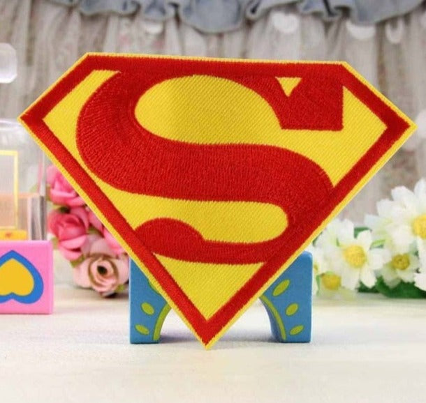 Superman Logo '1.0' Embroidered Patch